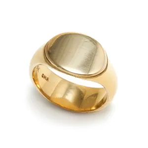 Small Oval Signet Ring