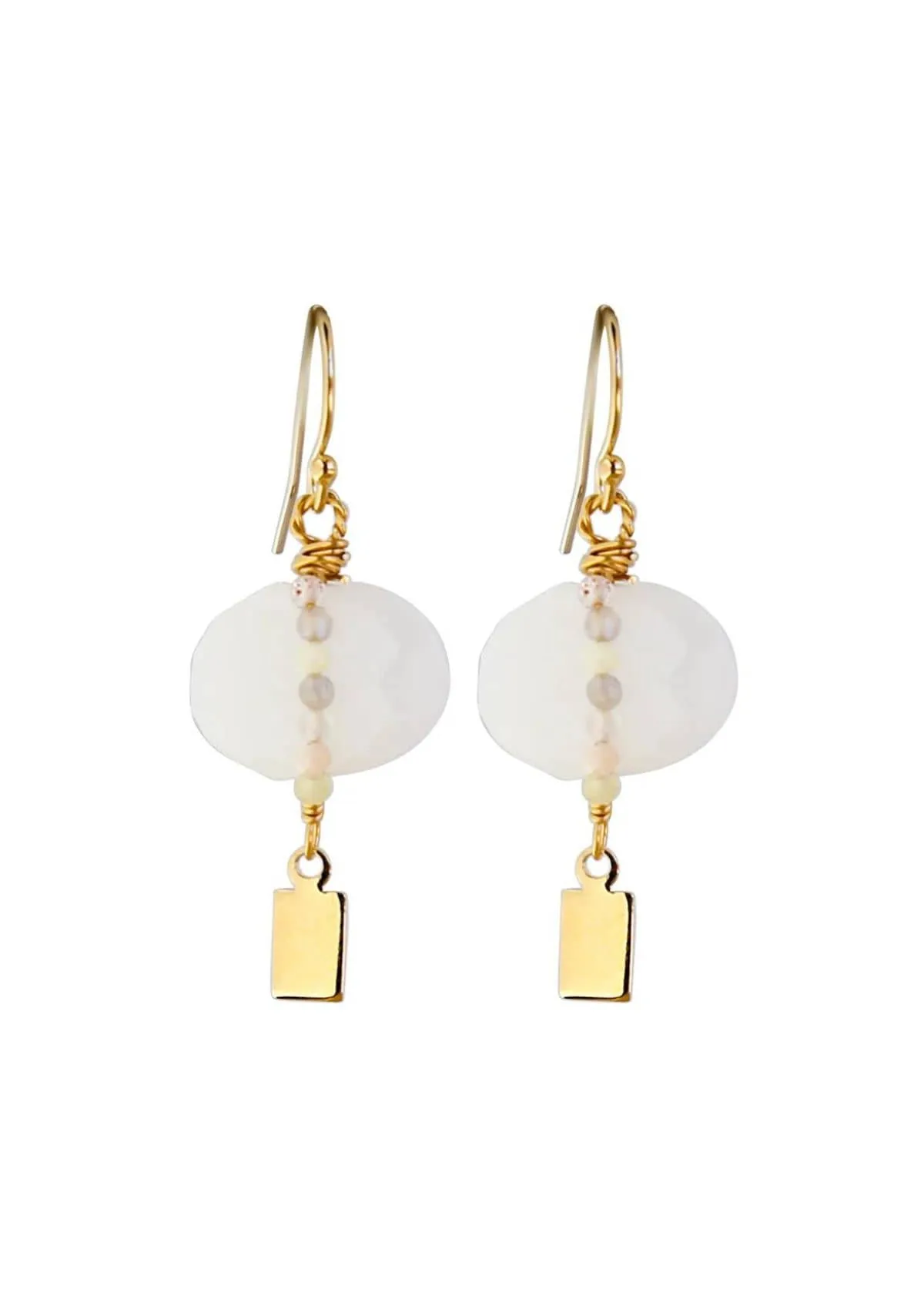 Solo Earrings -  Moonstone
