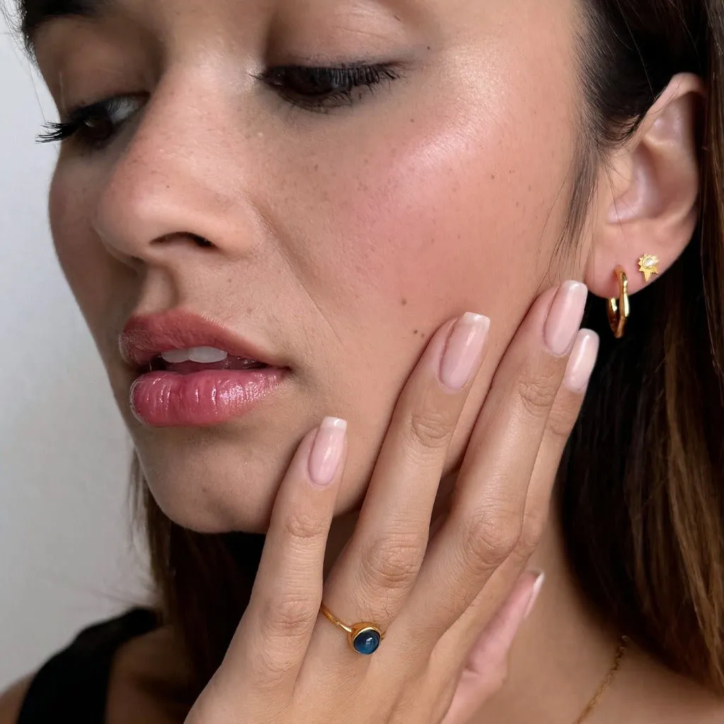 Starburst Starseed Moonstone Studs