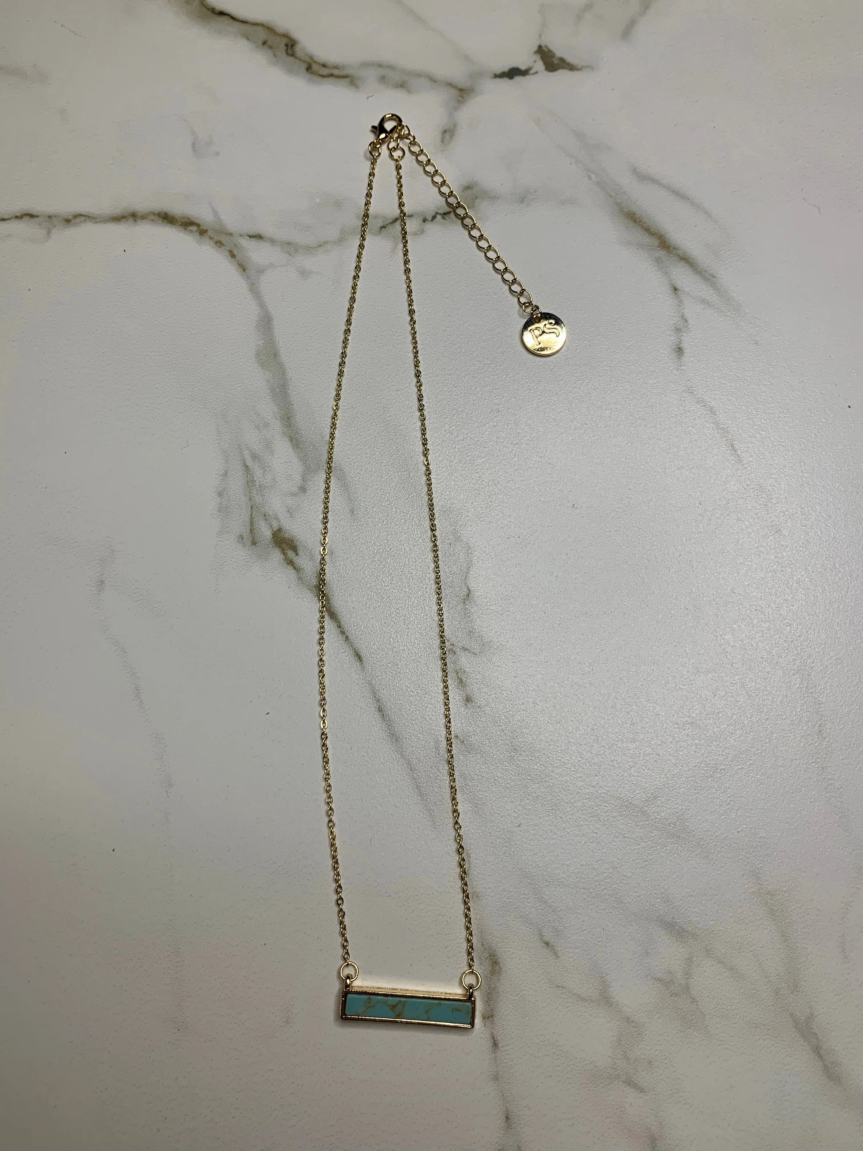 Stone Bar Necklace