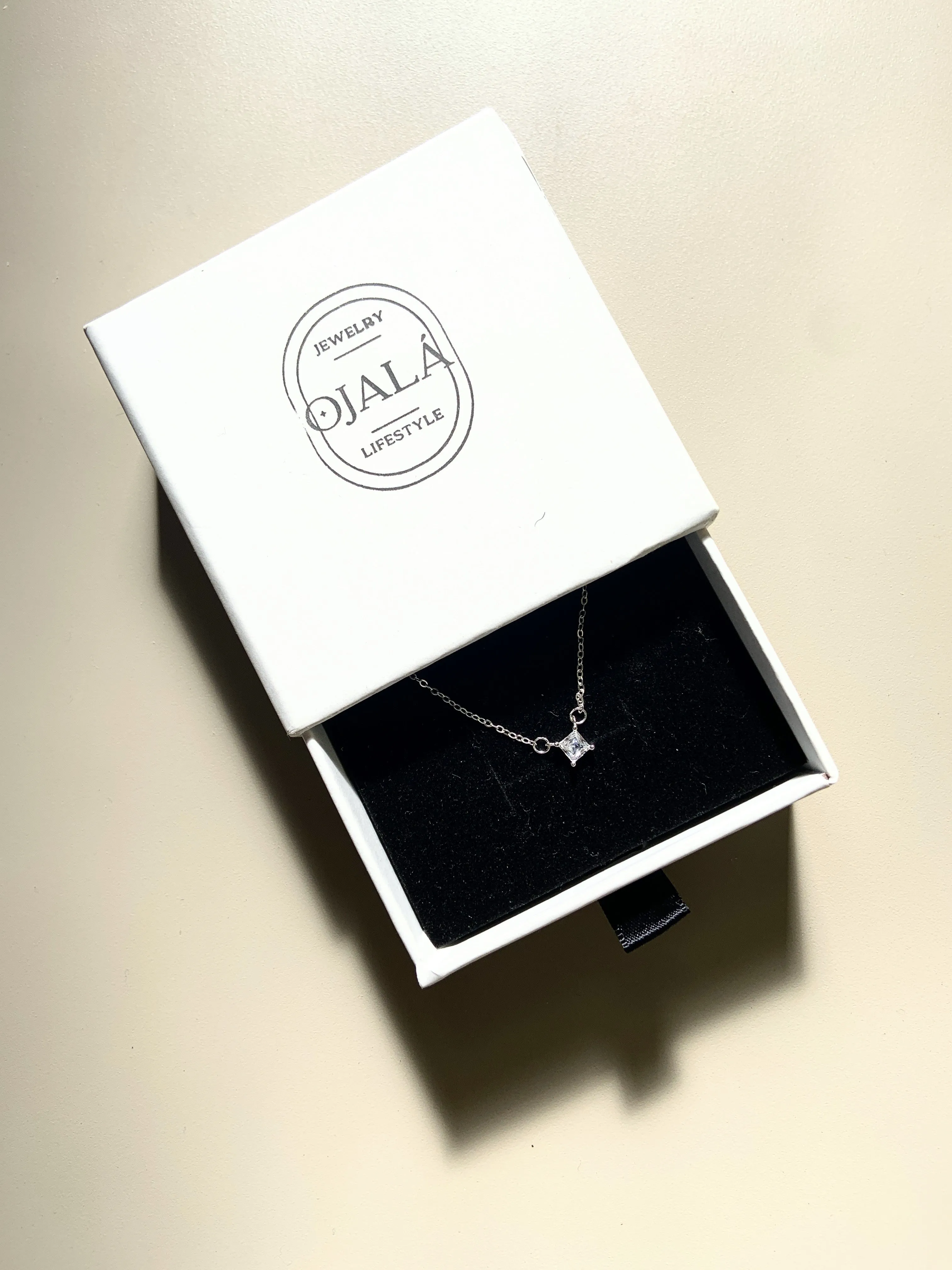 Teardrop ✧ Zircon Silver Necklace