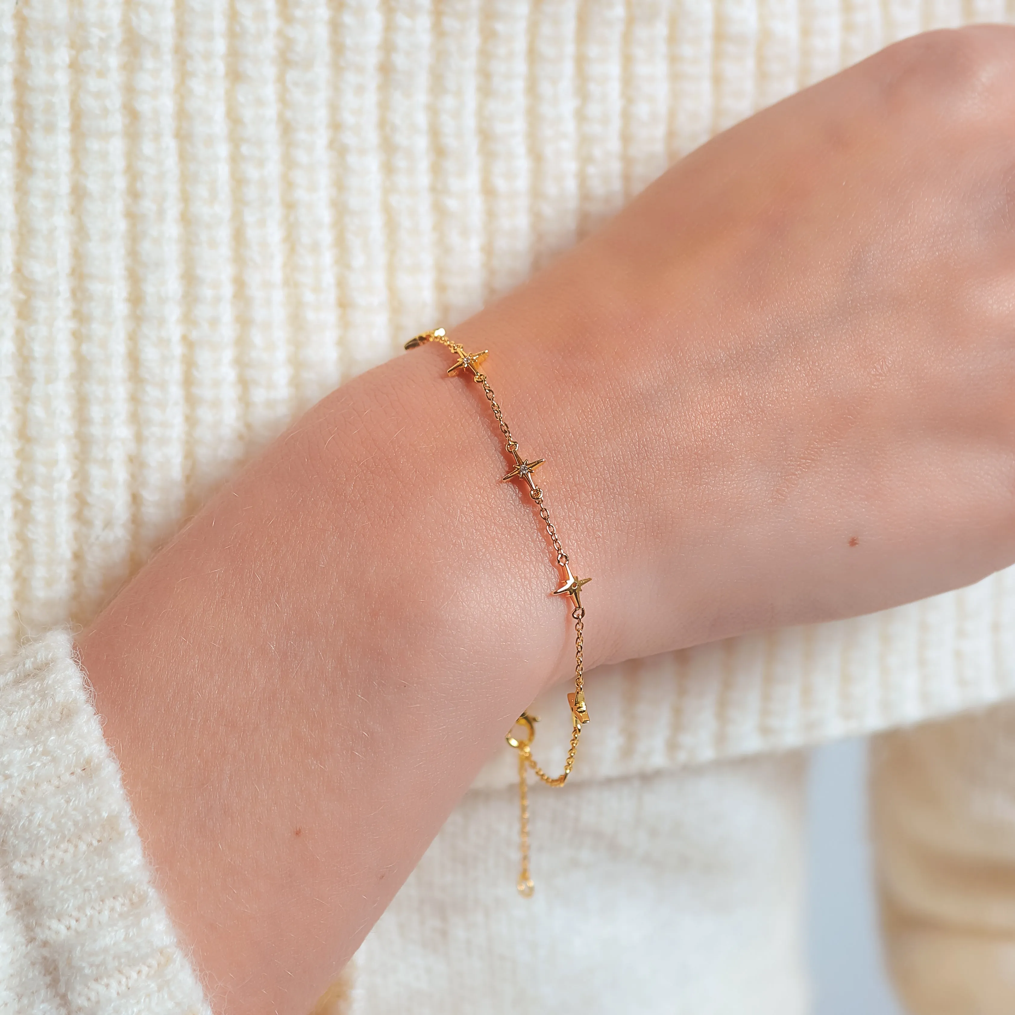 Tessa Starburst bracelet | 18K Gold Plated