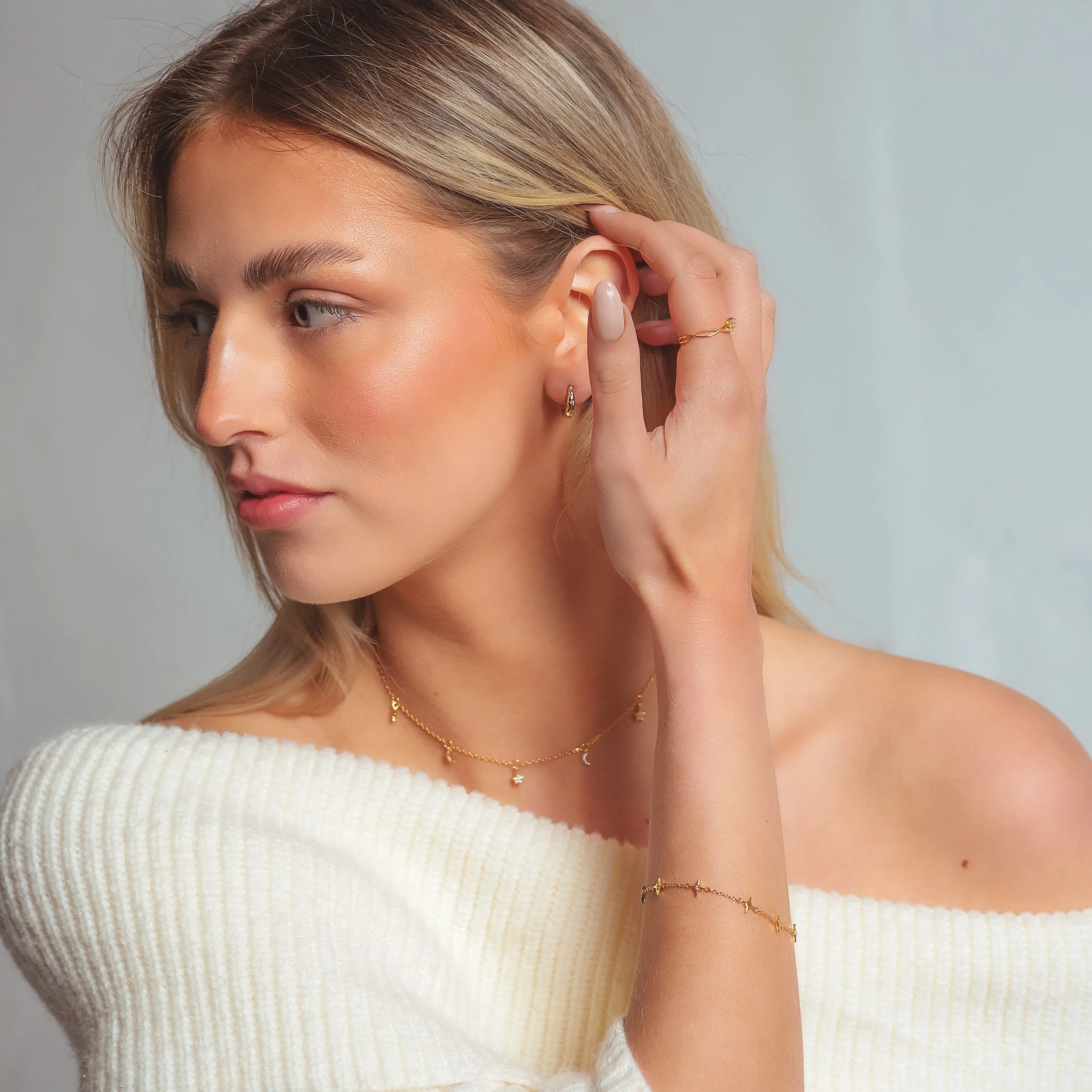 Tessa Starburst bracelet | 18K Gold Plated