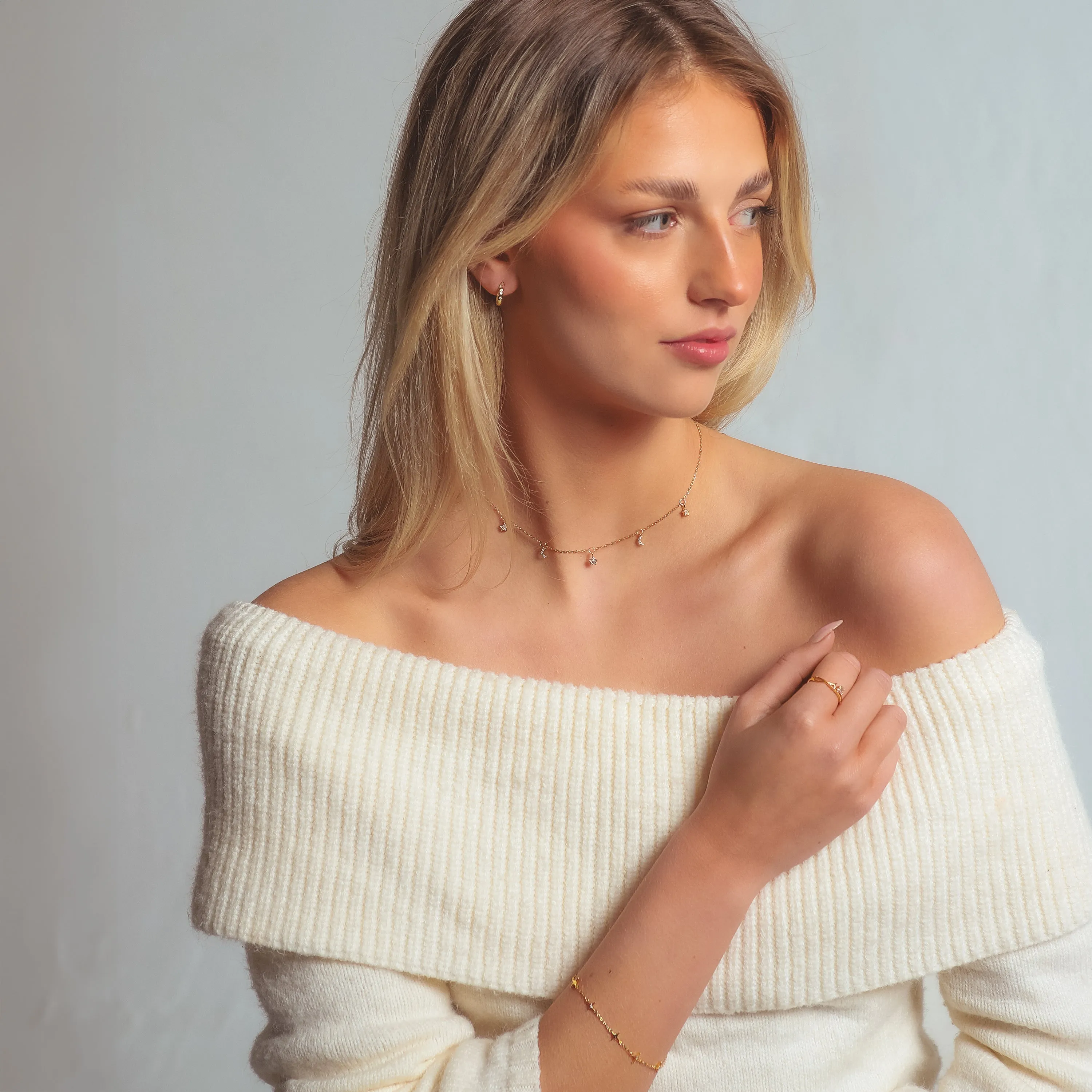 Tessa Starburst bracelet | 18K Gold Plated