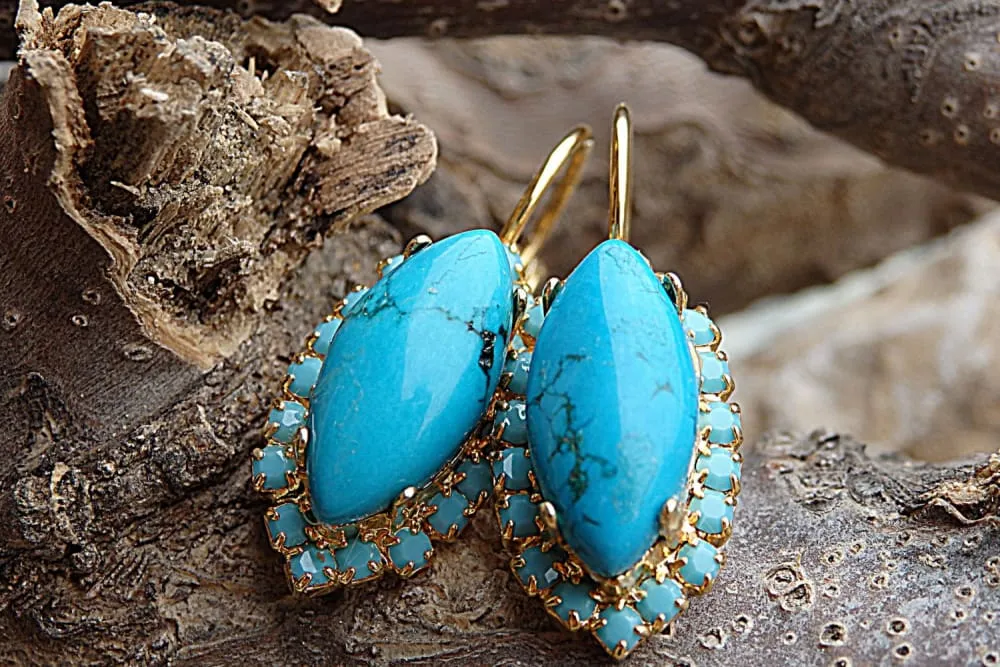 Turquoise earrings