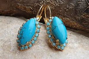 Turquoise earrings