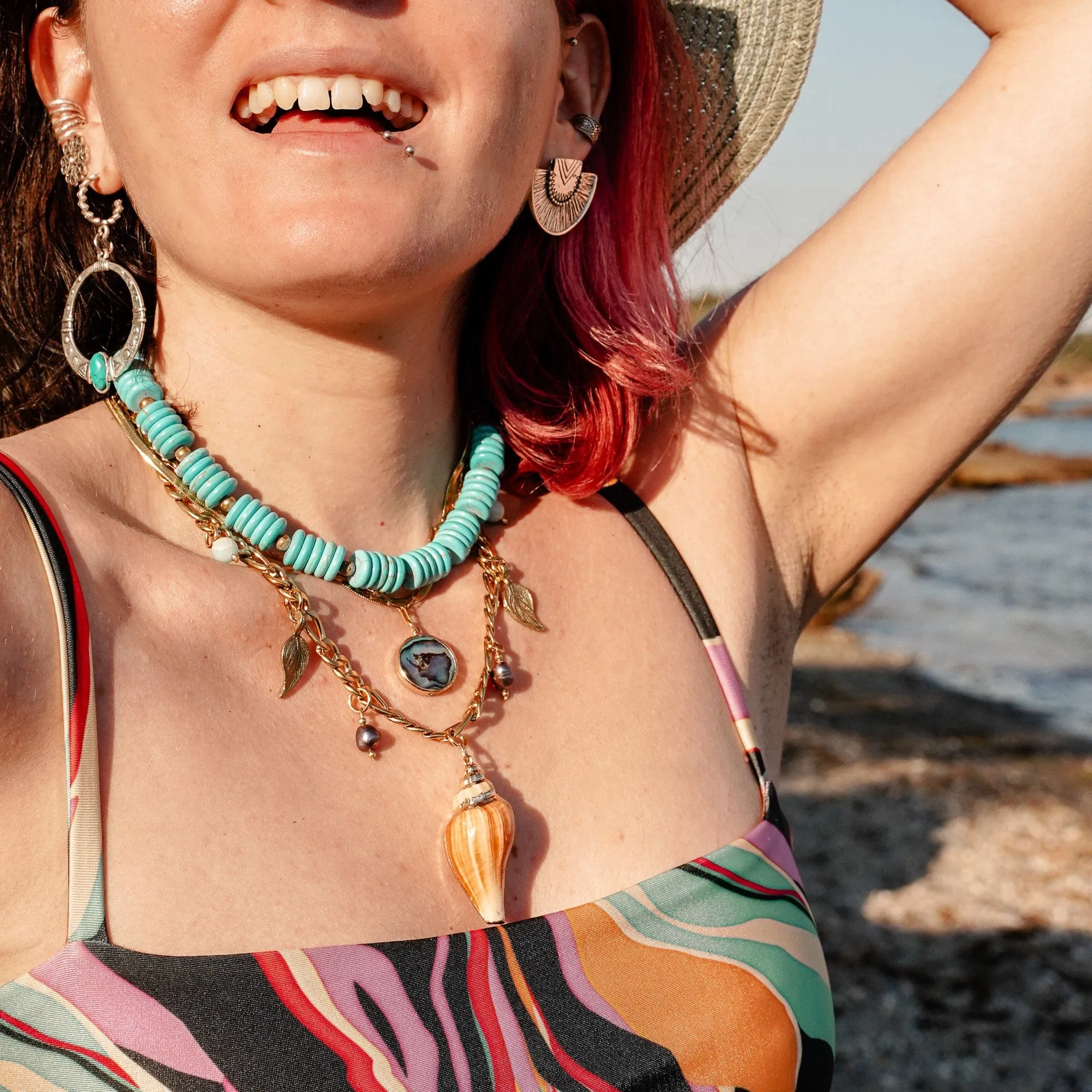 Turquoise Kissed Necklace