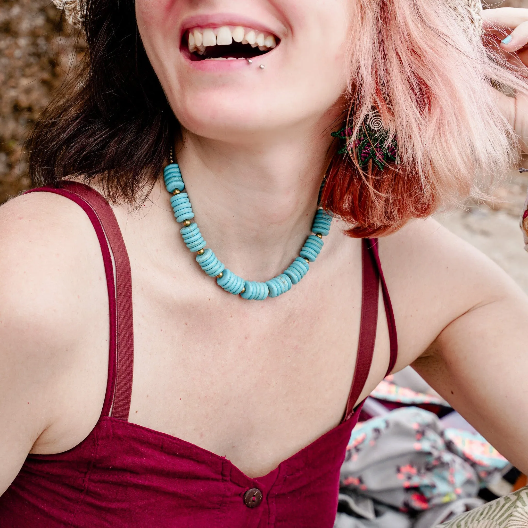 Turquoise Kissed Necklace