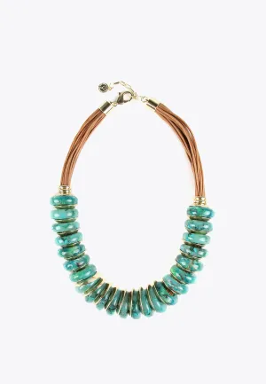 Turquoise multi-piece necklace