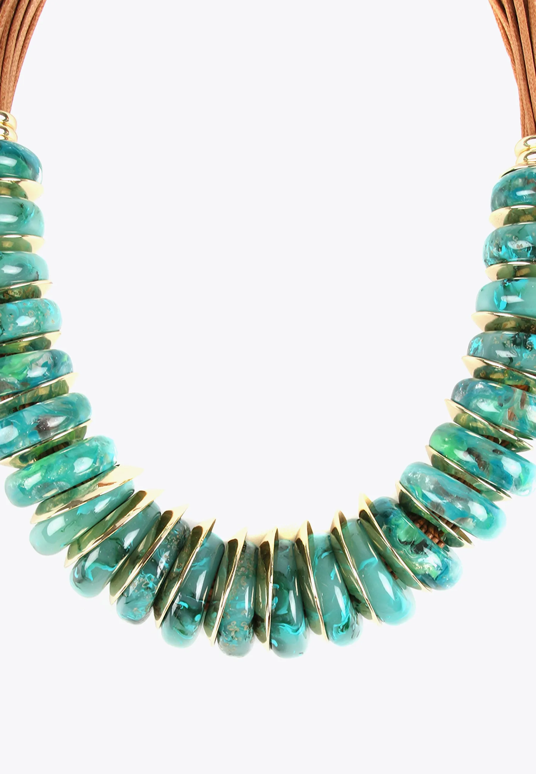 Turquoise multi-piece necklace