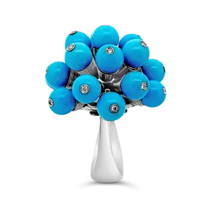 Turquoise Ring & Earring Set