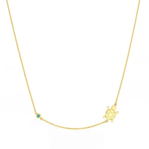 Turquoise Sea Turtle Necklace