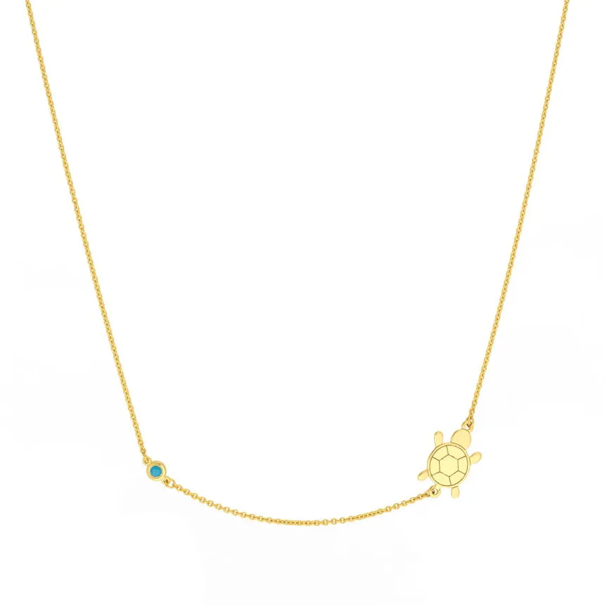 Turquoise Sea Turtle Necklace