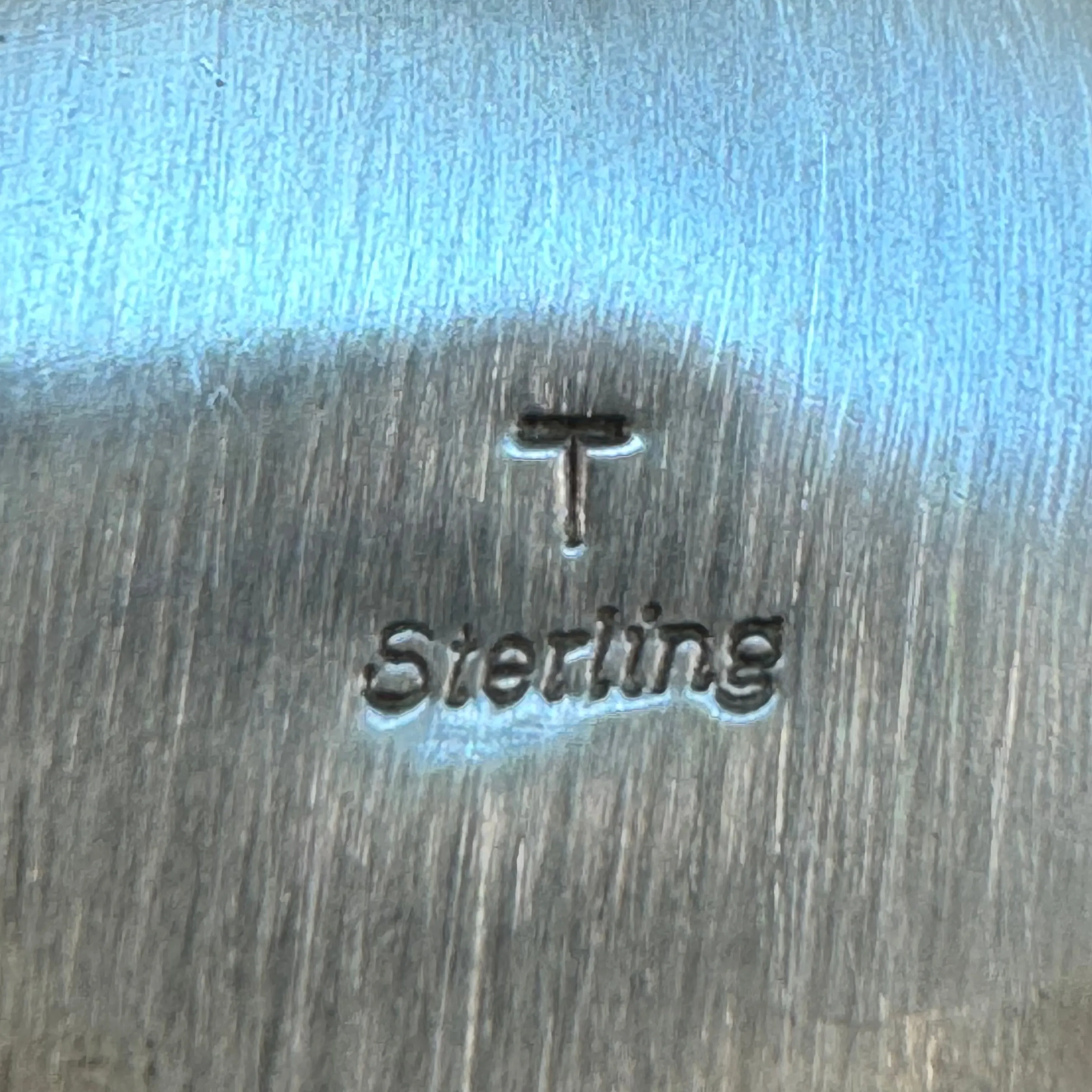 Tyrone Turquoise Sterling Silver Earrings by Mary Tso
