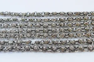 Vintage Ottoman Style Silver Filigree Egyptian Link Bracelet from the 1930- 31