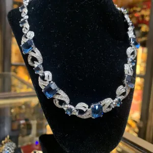 Vintage Sapphire Blue necklace