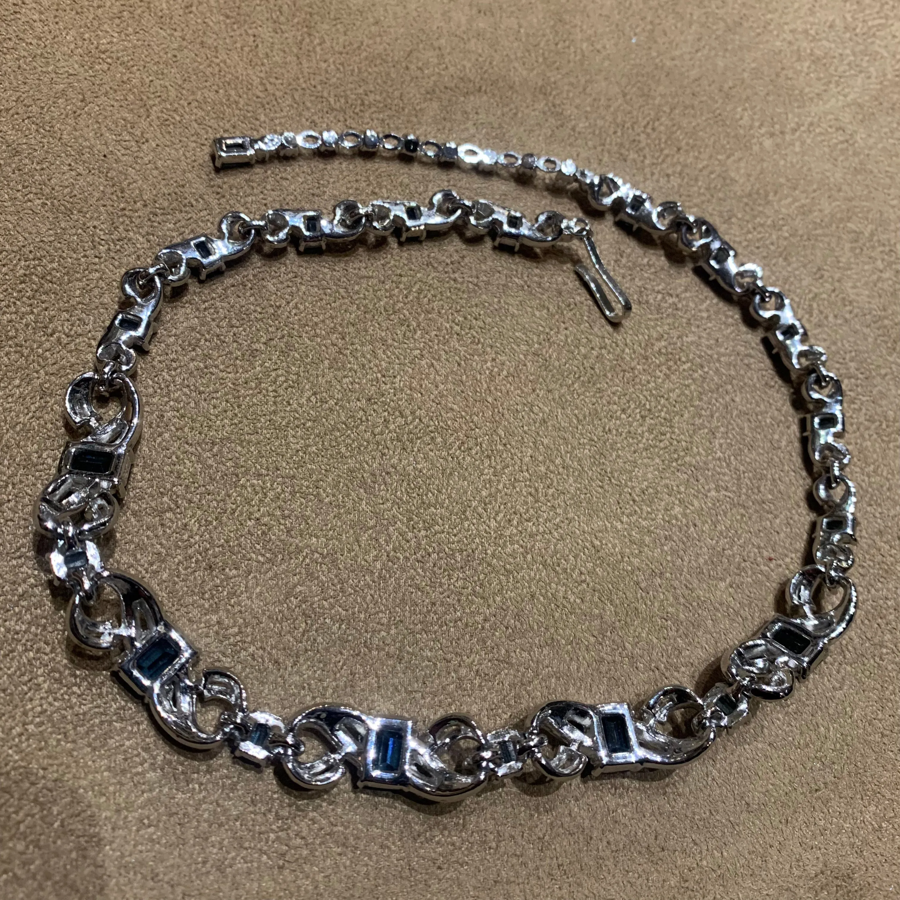 Vintage Sapphire Blue necklace