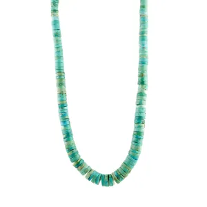 Vintage Turquoise Handrolled choker