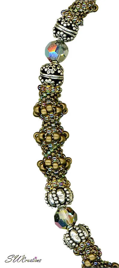 Vitriol Lampwork Handcrafted Bead Art Necklace