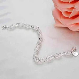 Women Sterling Silver Creative Fashion Geometric Bracelet
