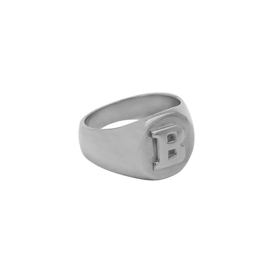 Women's Signet Initial Ring