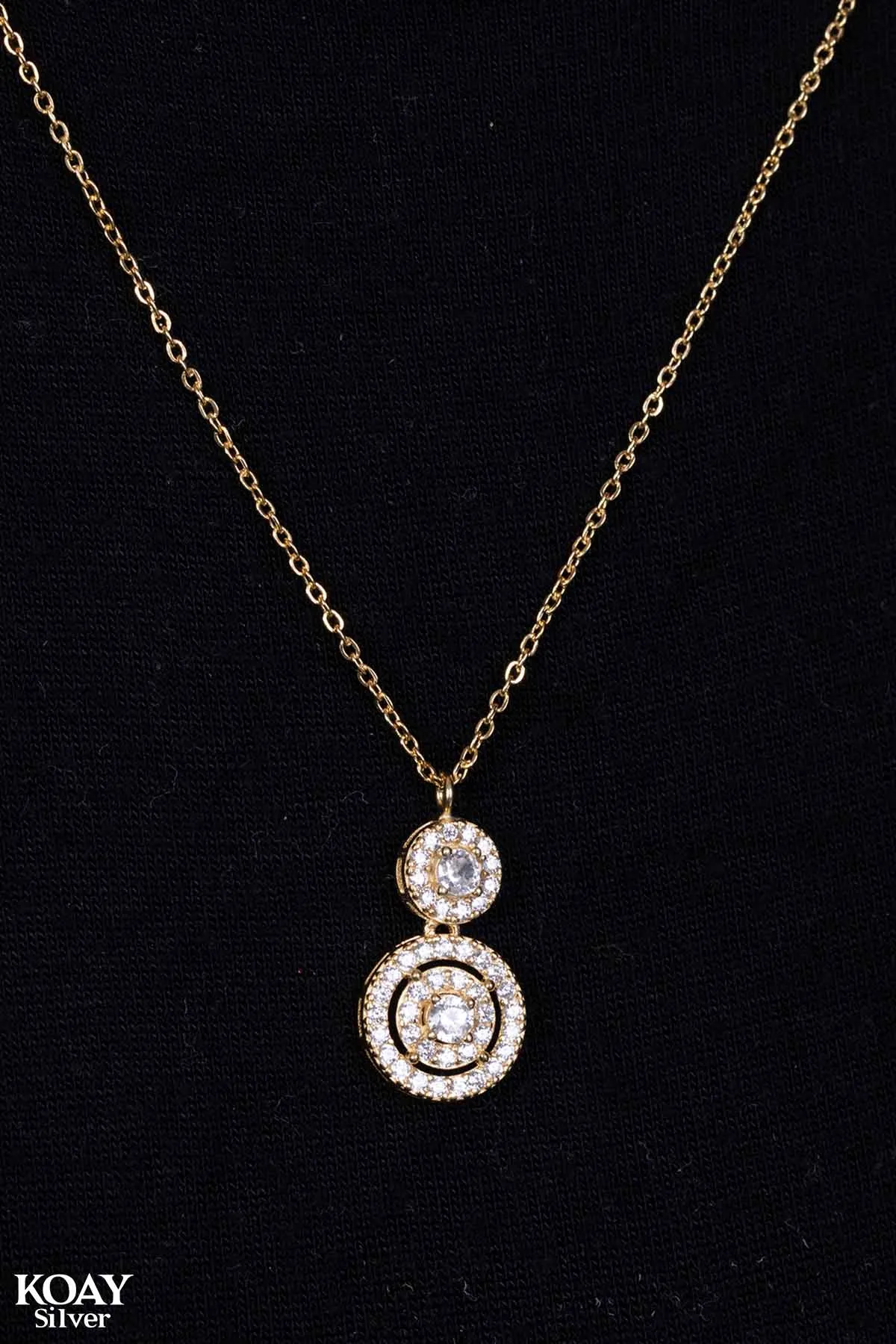 Zircon Circle (03-Necklace) GP