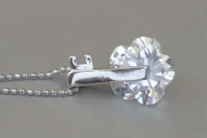 ZIRCON Silver Sterling NECKLACE